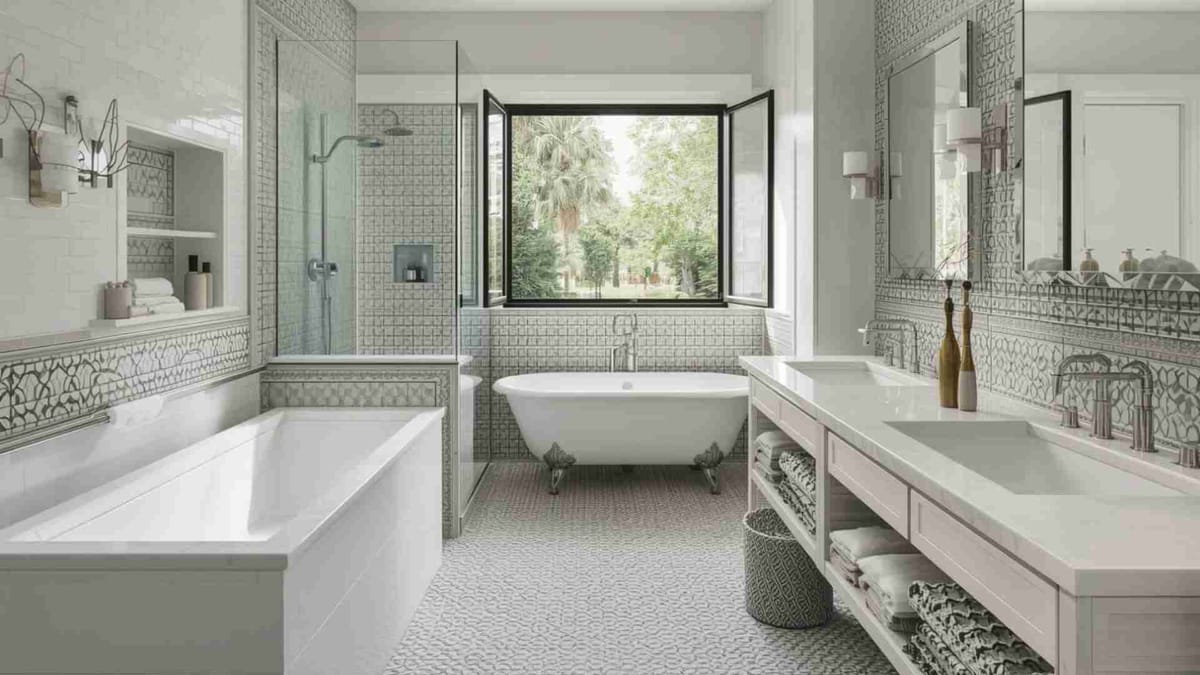 Gorgeous Bathroom Tile Ideas